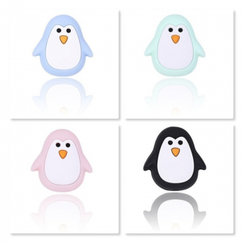 Pinguin Perle farbig Silikon